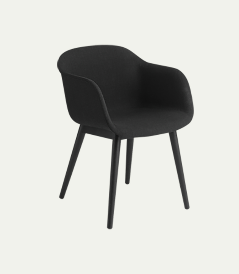 Fiber chair woodbase